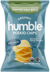 Sea Salt & Cider Vinegar Chips | Humble Chips