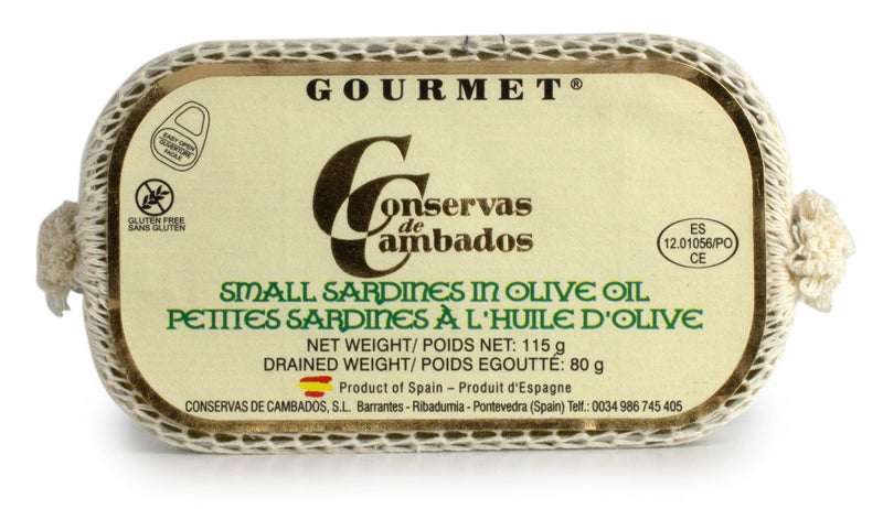 Gourmet Small Sardines in Olive Oil | Conservas de Cambados