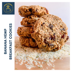 Banana Hemp Breakfast Cookies