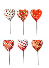 Milk Chocolate Heart Lollipops | Madeleine