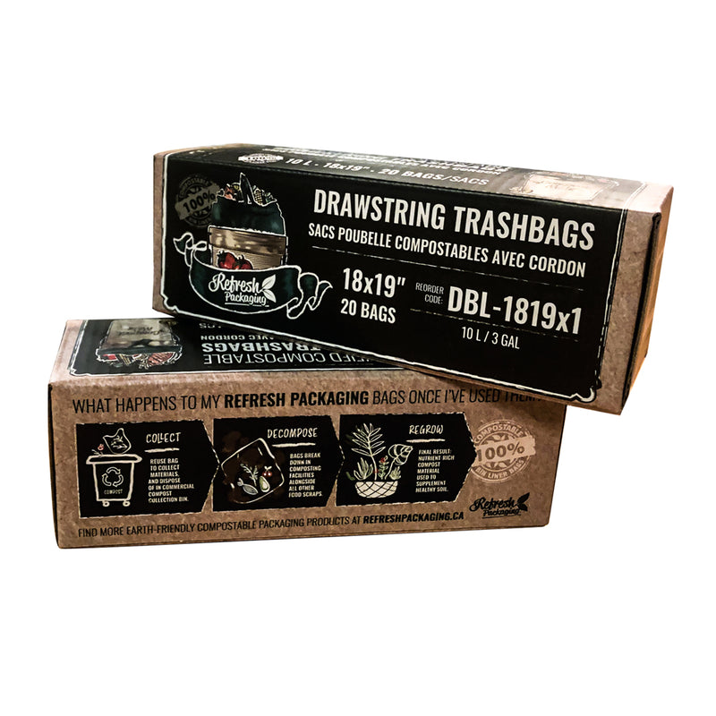 3 Gallon (10L) Trash Bags | Refresh Packaging