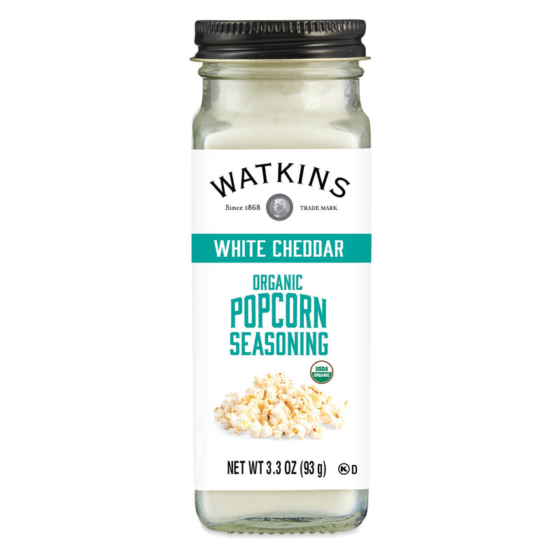 White Cheddar Flavoured Organic Popcorn Seasoning | Watkins
