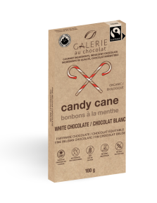 Fairtrade White Chocolate & Candy Cane Bar | Galerie au Chocolat