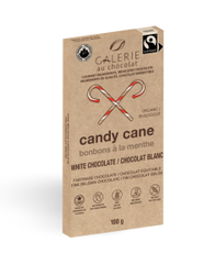 Fairtrade White Chocolate & Candy Cane Bar | Galerie au Chocolat