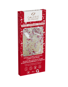 White & Dark Chocolate Peppermint Bark | Galerie Au Chocolat