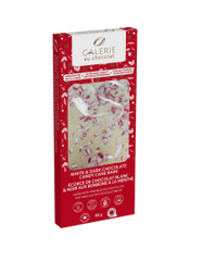 White & Dark Chocolate Peppermint Bark | Galerie Au Chocolat