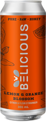 Sparkling Lemon & Orange Blossom Honey Beverage | Beelicious