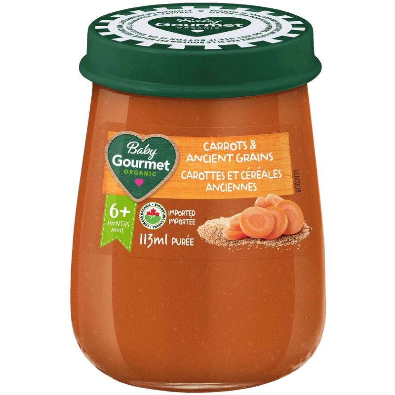 Organic Carrots & Ancient Grains Jar | Baby Gourmet