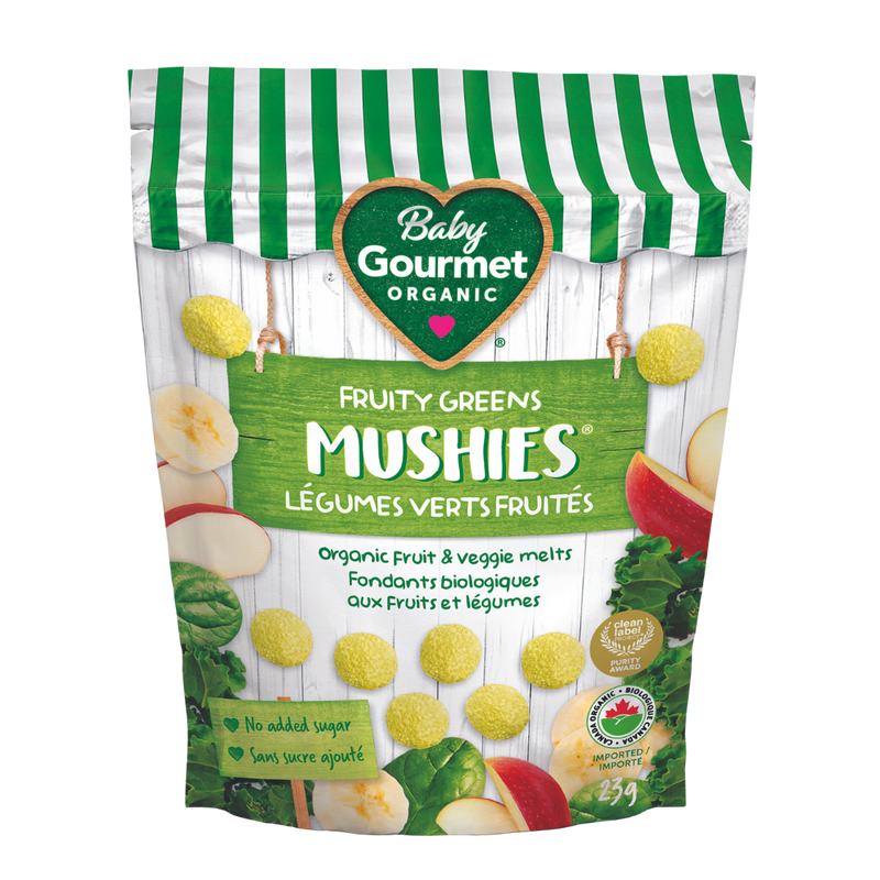Organic Meltable Fruity Greens Mushies  | Baby Gourmet