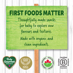 Organic Meltable Fruity Greens Mushies  | Baby Gourmet