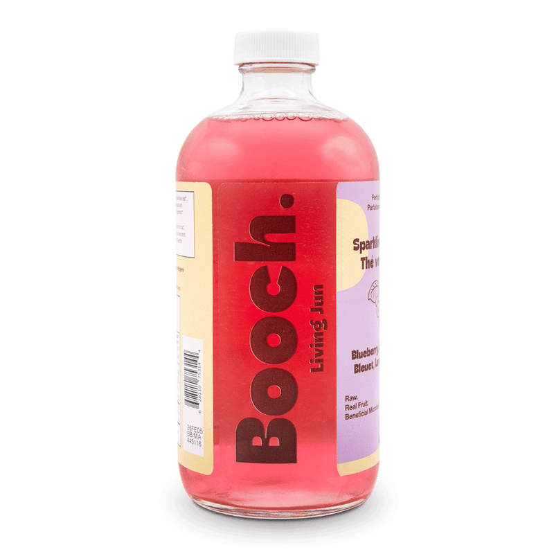 Sparkling Green Tea - Blueberry, Lavender & Mint | Booch Kombucha