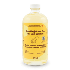 Sparkling Green Tea - Ginger, Turmeric & Lemon Balm | Booch Kombucha