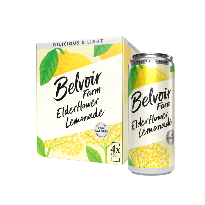4-Pack Elderflower Lemonade | Belvoir Farm