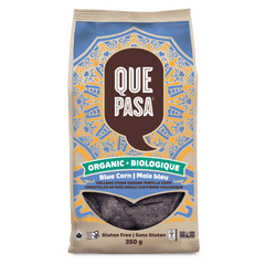 Organic Blue Corn Tortilla Chips | Que Pasa