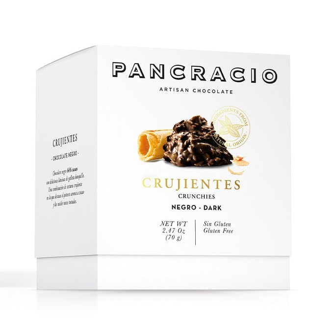 Dark Chocolate Crunchies | Pancracio