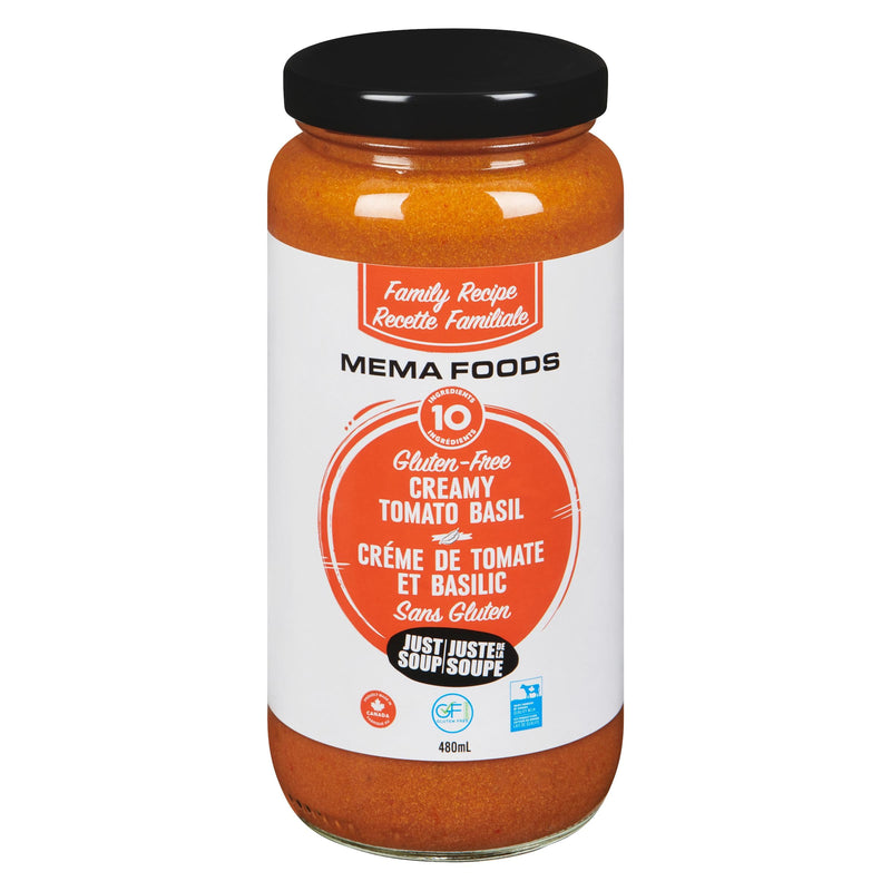 Creamy Tomato Basil Soup | Mema Foods