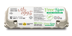 Vita Eggs Free Run Large White Eggs 12-Pack | Nutri Groupe