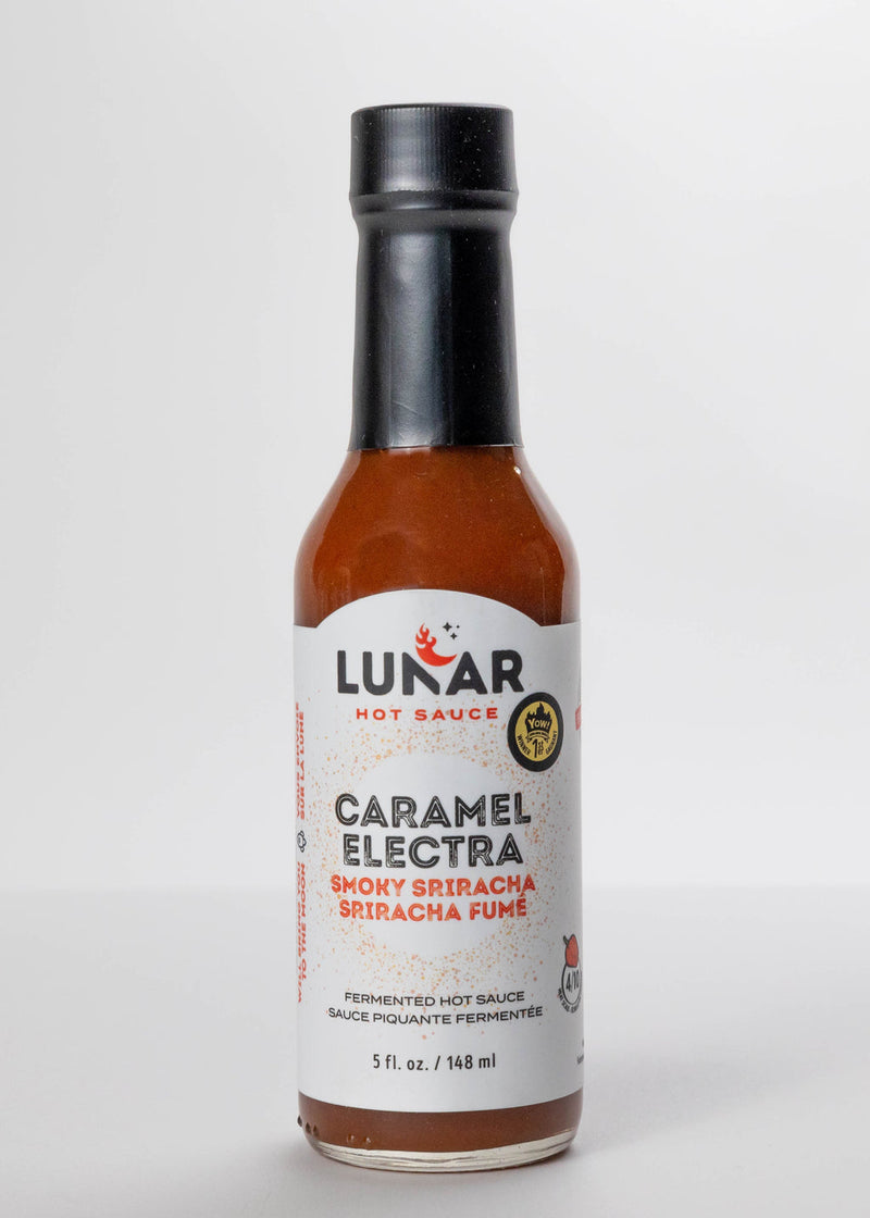 Caramel Electra Smoky Sriracha Hot Sauce | Lunar Hot Sauce