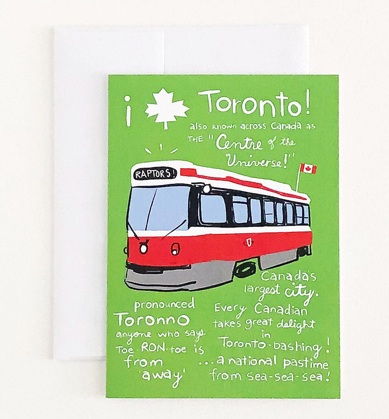 I Love Toronto Greeting Card | Wendy Tancock