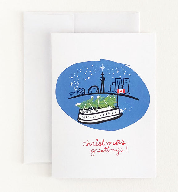 Toronto Ferry Christmas Greeting Card | Wendy Tancock