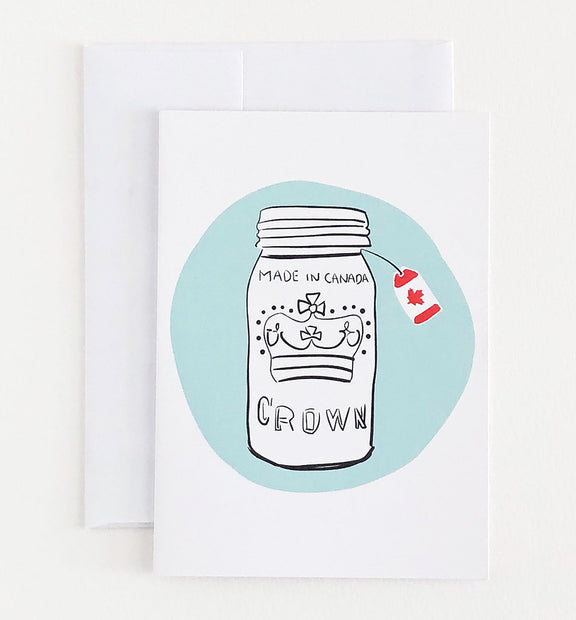 Crown Jar Birthday Greeting Card | Wendy Tancock