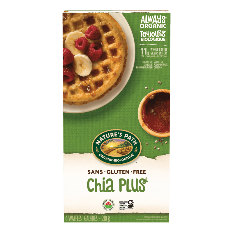 Chia Plus Frozen Waffles | Nature's Path