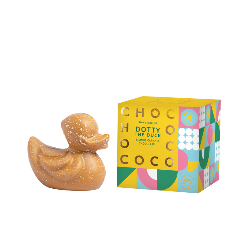 Dotty the Blonde Caramel Chocolate Duck | Chococo