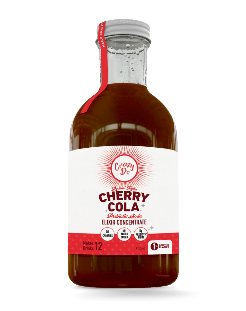 Crazy D's Prebiotic Soda Elixir Concentrate "Cherry Cola" | Crazy D's