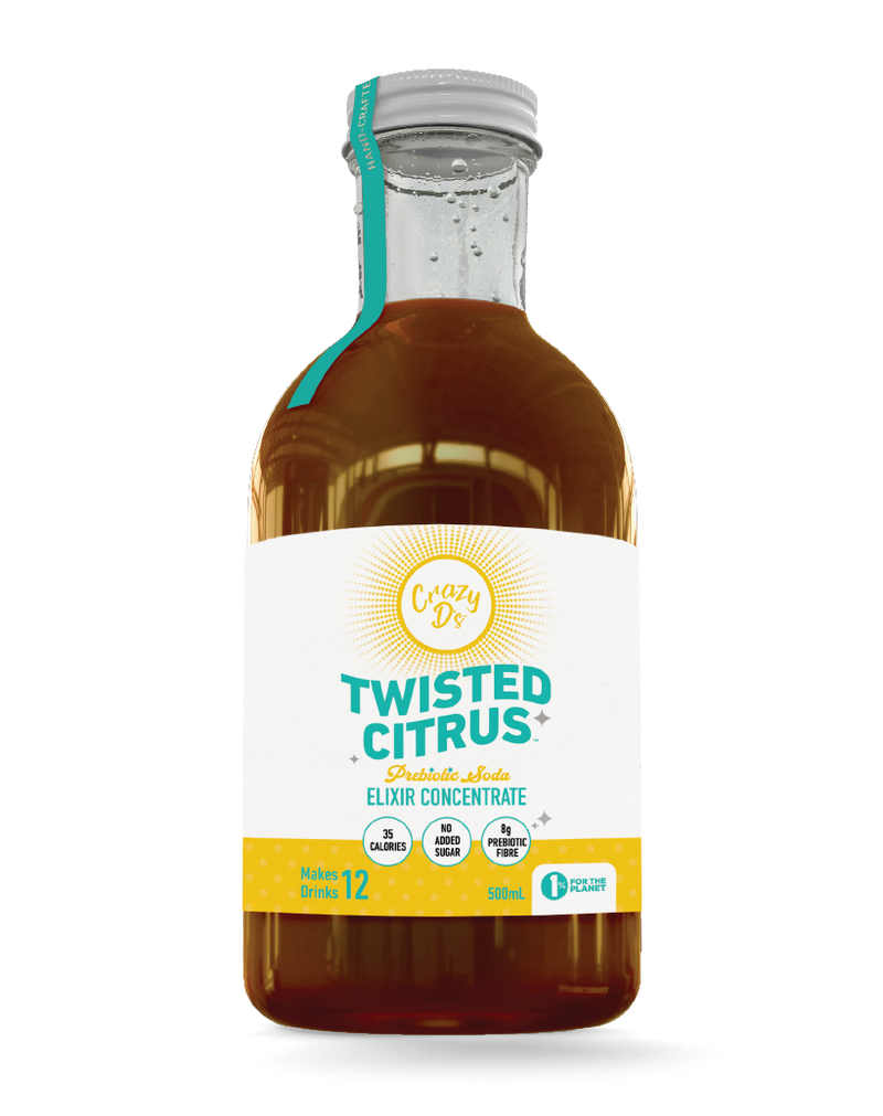 Crazy D's Prebiotic Soda Elixir Concentrate "Twisted Citrus" | Crazy D's