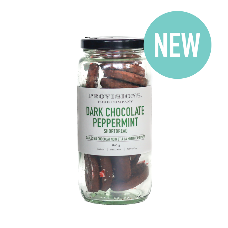 Dark Chocolate Peppermint Shortbread | Provisions Food Company