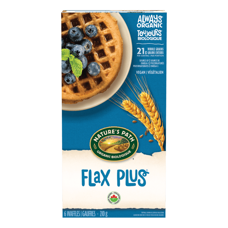 Flax Plus Frozen Waffles | Nature's Path Organic