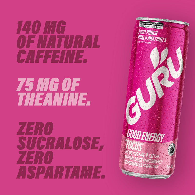 Fruit Punch Energy Drink | GURU Organic Energy