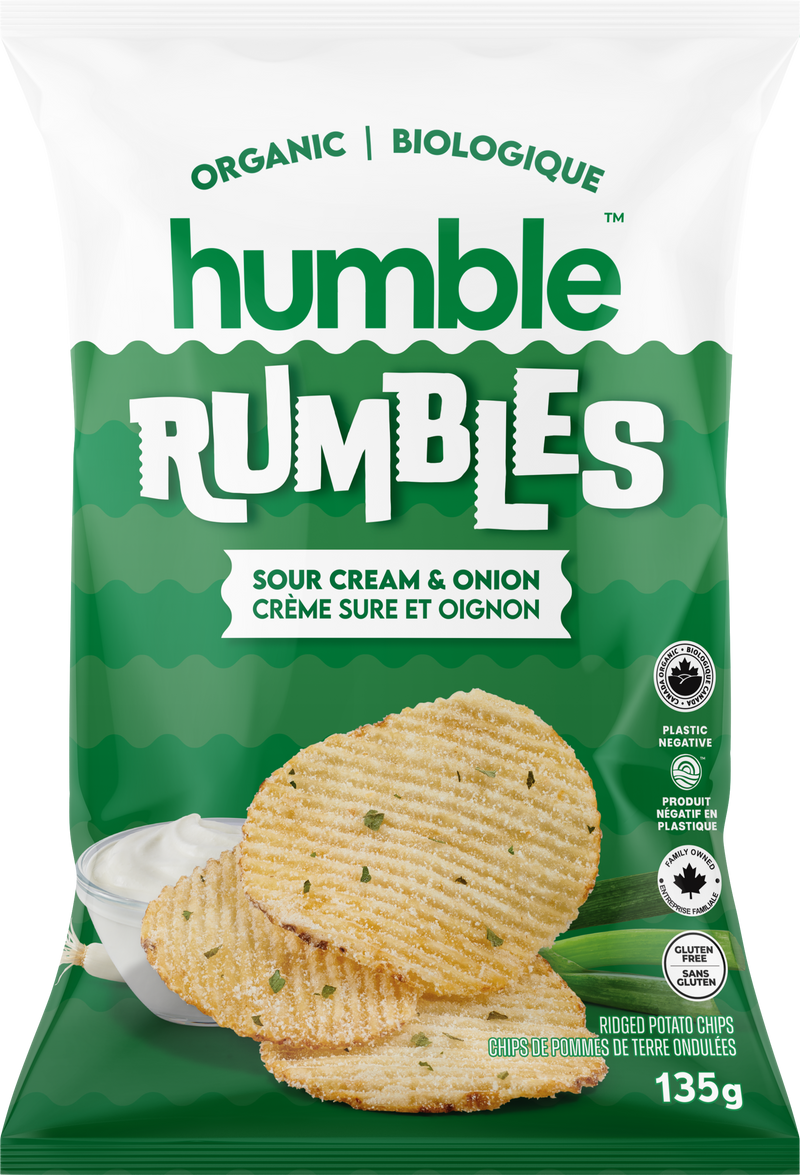 Sour Cream & Onion Rumbles | Humble Chips