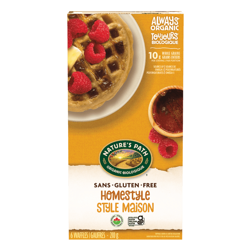 Homestyle Gluten Free Frozen Waffles | Nature's Path