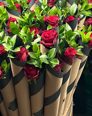 Extra-Long Stem Single Rose | Folha