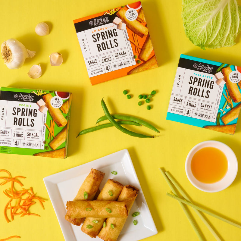 Veggie Spring Rolls | Lucky Foods