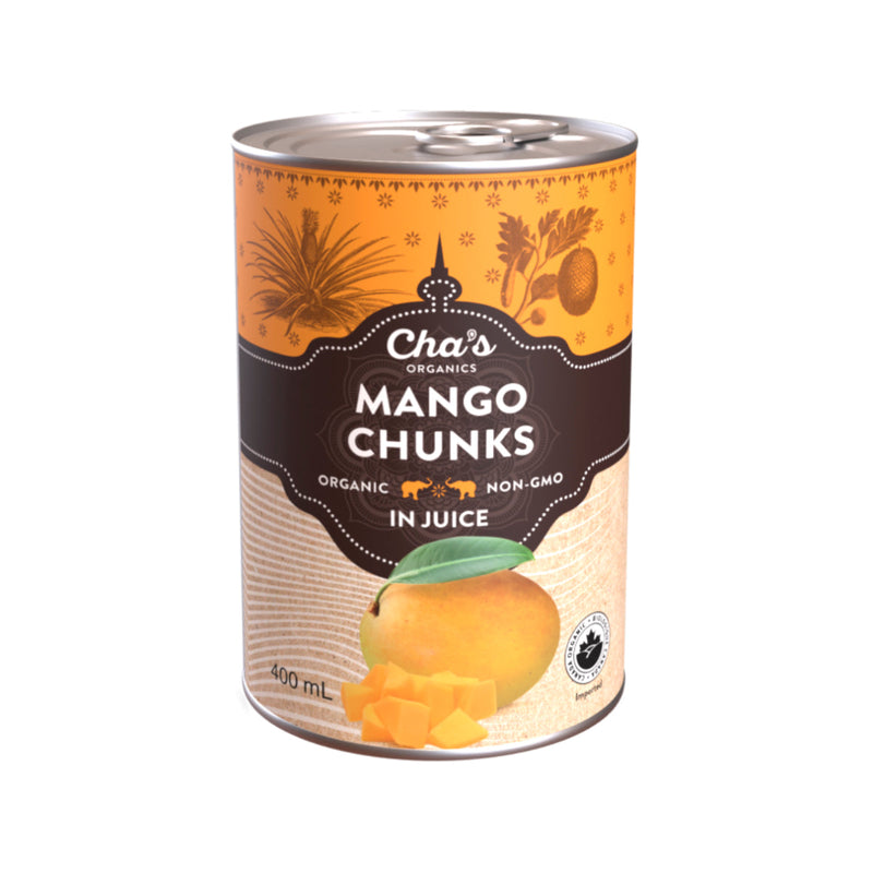 Mango Chunks in Juice | Cha's Organics