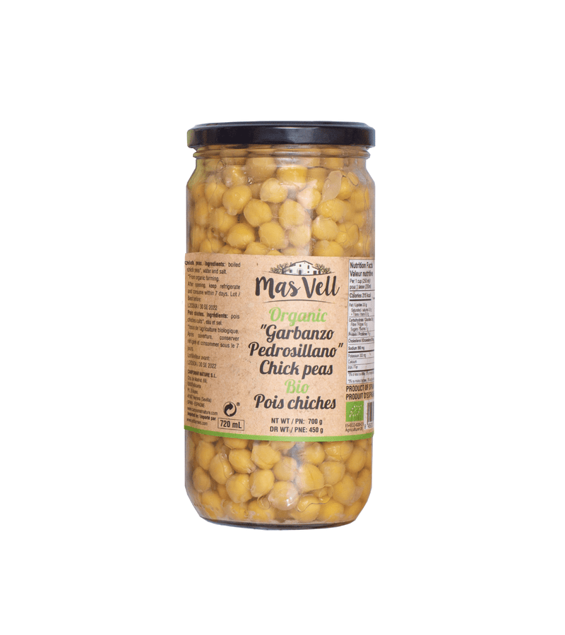 Organic Chick Peas | Mas Vell