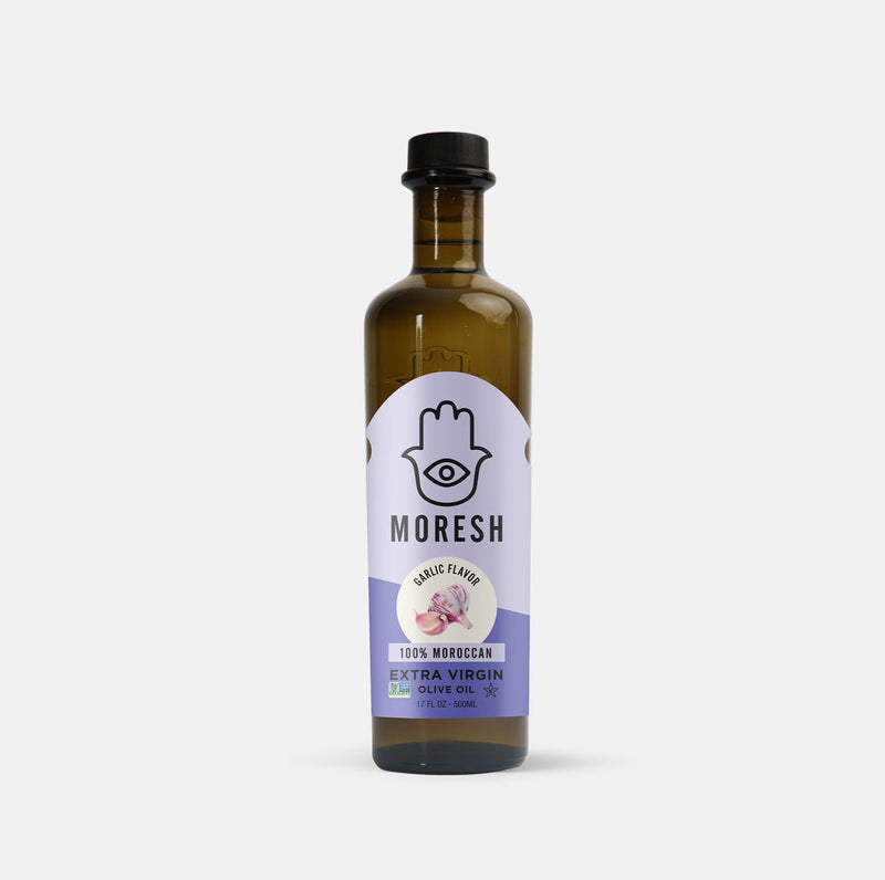 Garlic Infused Extra Virgin Olive Oil | Moresh