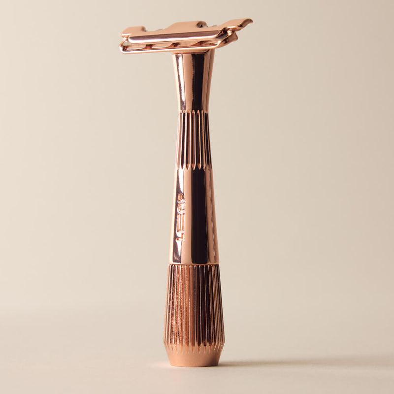 Rose Gold Twig Razor | Leaf Shave