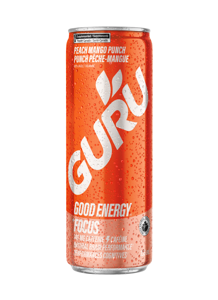 Peach Mango Punch Energy Drink | GURU Organic Energy