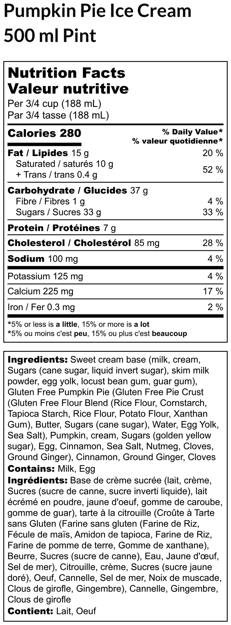 Pumpkin Pie Ice Cream | Four All Ice Cream