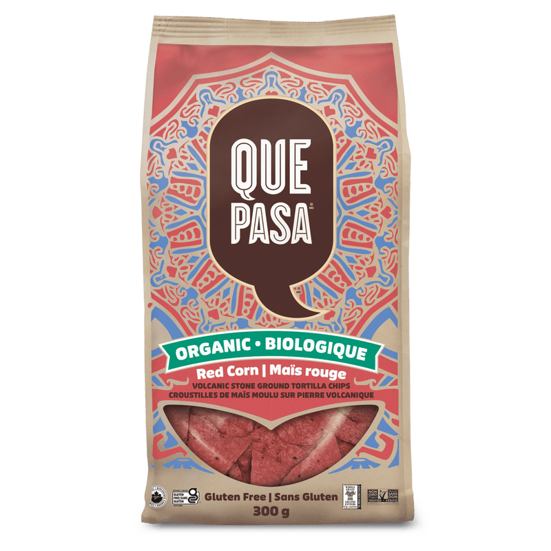 Organic Red Tortilla Chips | Que Pasa
