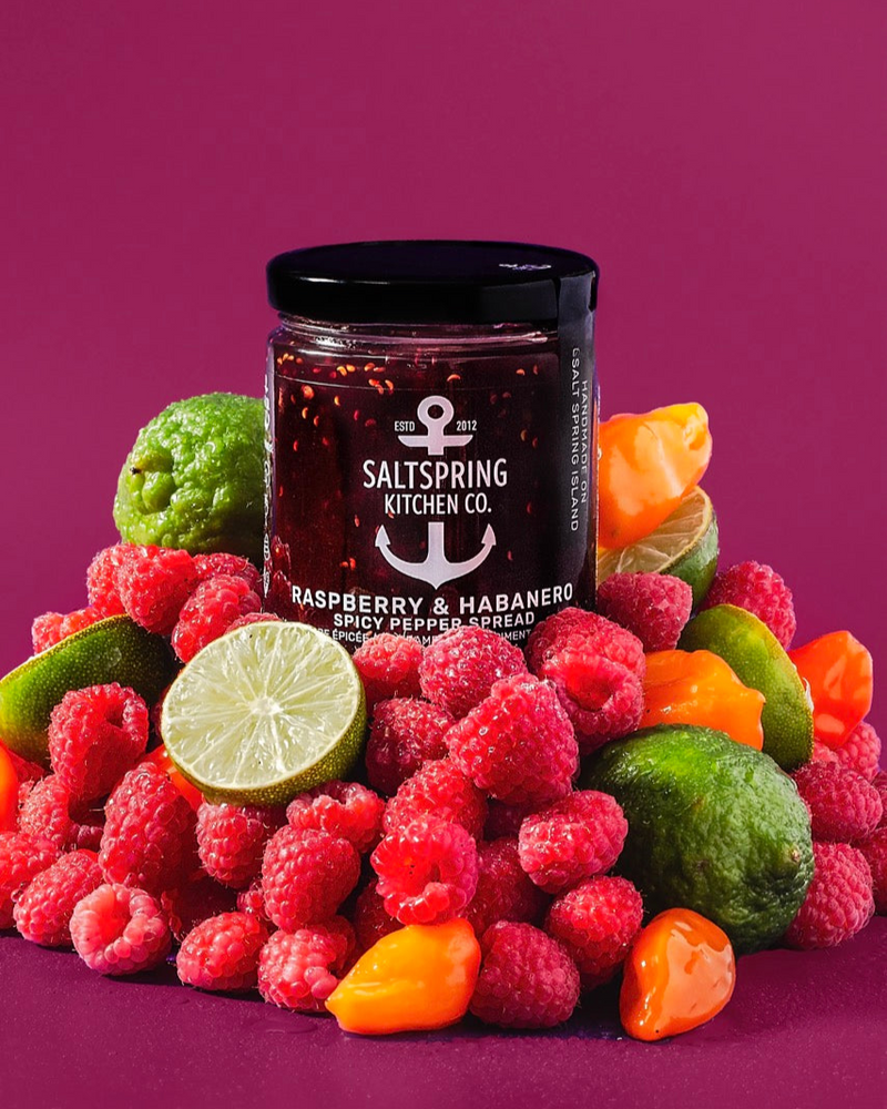 Raspberry & Habanero Spicy Pepper Spread | Saltspring Kitchen Co.