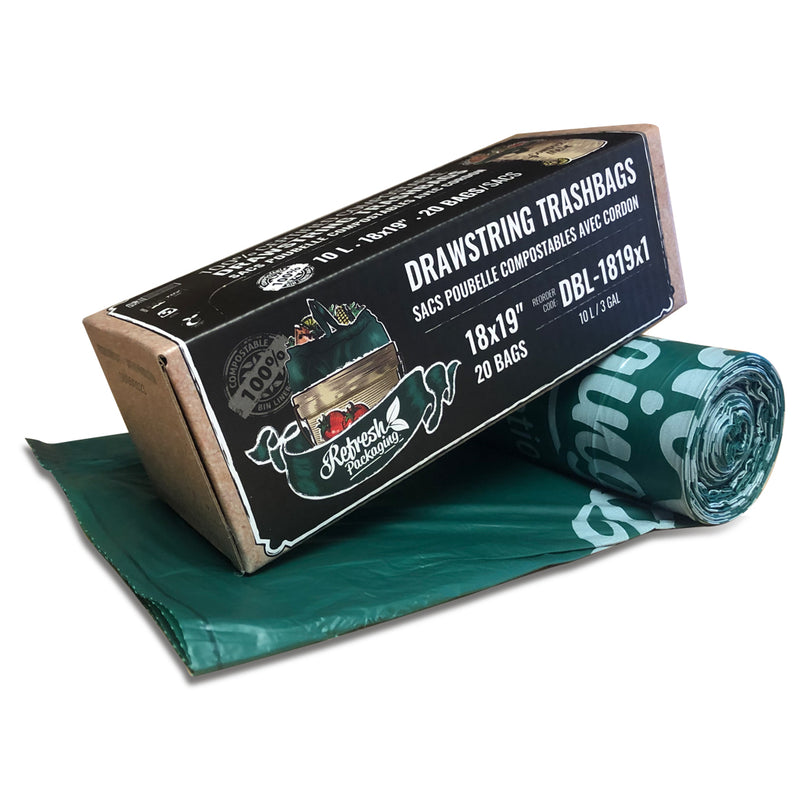 3 Gallon (10L) Trash Bags | Refresh Packaging