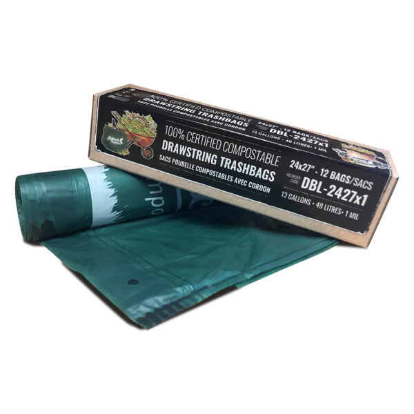 13 Gallon (43L) Trash Bags | Refresh Packaging