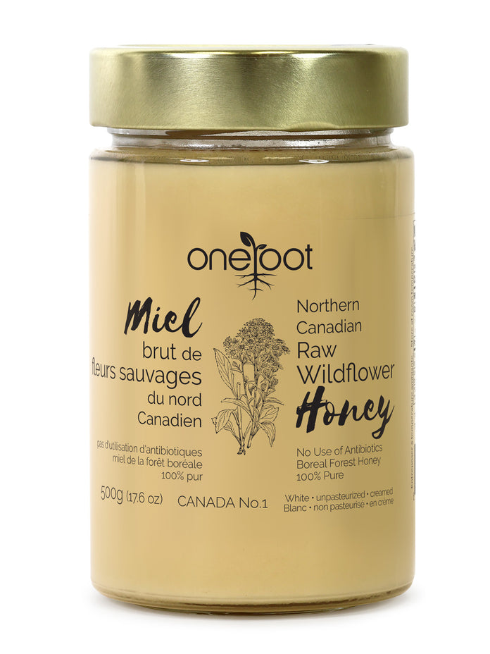 Natural Raw Boreal Forest Wildflower Honey | OneRoot