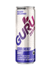 Zero Wild Berry Energy Drink | GURU Organic Energy