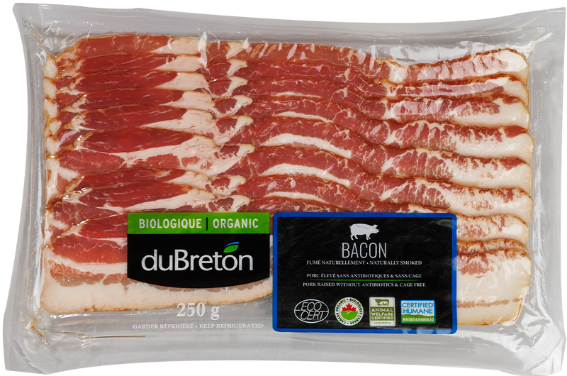 Organic Naturally Smoked Bacon | DuBreton