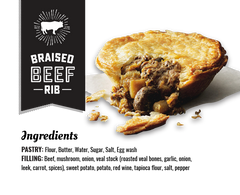 Braised Beef Rib Pie | The Pie Commission